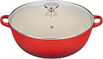 Le Creuset Enameled Cast Iron Chef's Oven with Glass Lid, 7.5 qt., Cerise $155.80