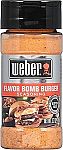 Weber Flavor Bomb Seasoning, 3.7 Ounce Shaker $1.90