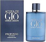 GIORGIO ARMANI Acqua di Gio Profondo for Men 4.2 oz Eau de Parfum Spray $72