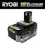 RYOBI ONE+ 18V 6.0 Ah HIGH PERFORMANCE Battery (4-Pack) $150