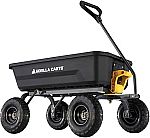 Gorilla Carts 4GCG-NF Poly Dump Cart 4 cu ft $136