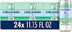 24-pack S.Pellegrino Sparkling Natural Mineral Water 11.15 fl oz $10.59