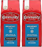 2-Ct 32 Oz Community Coffee Breakfast Blend Ground Coffee $12