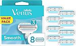 8-Count Gillette Venus Smooth Womens Razor Blade Refills at Amazon $12.66