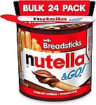 24-Count Nutella & GO Hazelnut and Cocoa Spread with Breadsticks $14.60