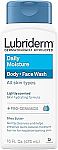 Lubriderm Daily Moisture Body + Face Wash 16 fl oz $4.74