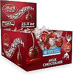 60-Count Lindt Lindor Milk Chocolate Candy Truffles (25.4-Oz) $16.18