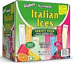 96-Count 2-Oz Wyler's Authentic Italian Ices Freezer Bars (Assorted Flavors) $9.71