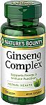 2 x 75 count Nature's Bounty Ginseng Complex Capsules $7.10