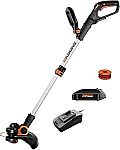 Worx String Trimmer Cordless GT3.0 20V PowerShare 12" Edger & Weed Trimmer $79.99