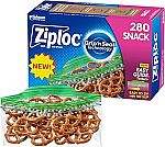 280-Count Ziploc Sandwich & Snack Bags $8.30