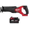 Milwaukee M18 FUEL GEN-2 18V Lithium-Ion Brushless Cordless SAWZALL Reciprocating Saw w/5.0ah Battery $164