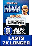 5-Count Mr. Clean Magic Eraser Sponge Multi Surface Cleaner $5.49