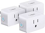 3-pack TP-Link - Tapo Smart Wi-Fi Plug Mini with Matter (TP15) $25