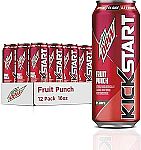 12 Count Mountain Dew Kickstart, Fruit Punch 16 fl oz $9.75