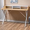 Noble House 48" Rectangular Oak Writing Desk $22 + Free Shipping