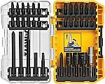 34-Piece DEWALT Impact Driver Screwdriver Bit Set $12