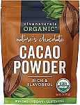 2-Lbs Viva Naturals Organic Cacao Powder $7.19