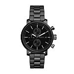 Fossil men's rhett multifunction, black stainless steel watch $27 and more