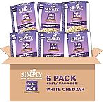 6-Pack 8.2-Oz Quaker Simply Mac-A-Roni White Cheddar $5.85