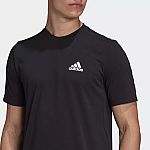 adidas Men's Sport Tee (Black/White) $5.75