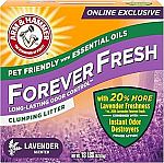 18-lb Arm & Hammer Forever Fresh Clumping Cat Litter Lavender $5.67