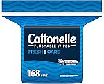 168-Count Cottonelle Fresh Care Flushable Wet Wipes $5