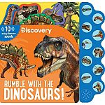 10-Button Sound Books Discovery Kids: Rumble with the Dinosaurs, (Board Book) $1