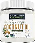 32oz Viva Naturals Organic Cold-Pressed Extra Virgin Coconut Oil $9.76