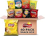 40-Pack 0.85-Oz Lay's Kettle Cooked Potato Chips (Variety Pack) $14.58