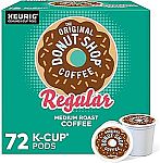 72-Count Original Donut Regular K-Cup Coffee Pods $27.04