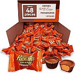 Reeces Peanut Butter Cups Miniatures, 1 Pound (Approx. 48 Pieces) $4.74