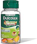 30 Count Dulcolax Saline Laxative Chewy Fruit Bites $4.55