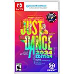 Nintendo Switch Games: Just Dance 2024 (Code in Box) $14.97 and more