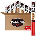 20-Count 0.8-Oz Jack Link's 100% Beef Sticks (Original) $13.72