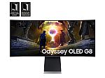 Samsung 34" Odyssey OLED G8 (G85SD) Ultra-WQHD 175Hz 0.03ms G-Sync Compatible Curved Gaming Monitor $650