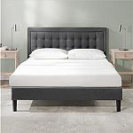 Zinus Dachelle Upholstered Platform King Size Bed Frame $99.99