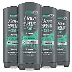 4-Count 18-Oz Dove Men+Care 3-in-1 Revive Body Wash $12.77