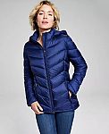 Charter Club Women's Packable Hooded Puffer Coat $40