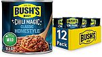 12-Pack 15.5-oz BUSH'S BEST Canned Chili Magic Starter (Classic Homestyle) $11.40