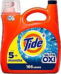 149 Oz Tide Ultra Oxi Liquid Laundry Detergent $14