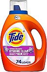 105-Oz Tide Hygienic Clean Heavy 10x Duty Liquid Laundry Detergent $10