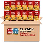 12-Count 6.4-Oz Rice-A-Roni (Creamy Four Cheese or Long Grain & Wild Rice) $11.40
