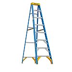 Werner FS100 8-ft Fiberglass Type 1- 250-lb Load Capacity Step Ladder $69