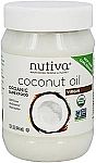 2-Ct 15-Oz Nutiva Cold-Pressed Organic Coconut Oil $6