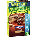 15-Count Nature Valley Sweet and Salty Nut Granola Bars (Variety Pack) $5.08