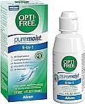 4-Oz Opti-free Puremoist Multi-Purpose Contact Lens Cleaning and Disinfecting Solution $3