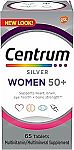 65-Count Centrum Silver Women's 50+ Multivitamin $3.58