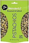 6-Oz Wonderful Pistachios No Shells, Roasted & Salted $3.81