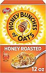 12-Oz Honey Bunches of Oats Cereal (Honey Roasted) $1.79